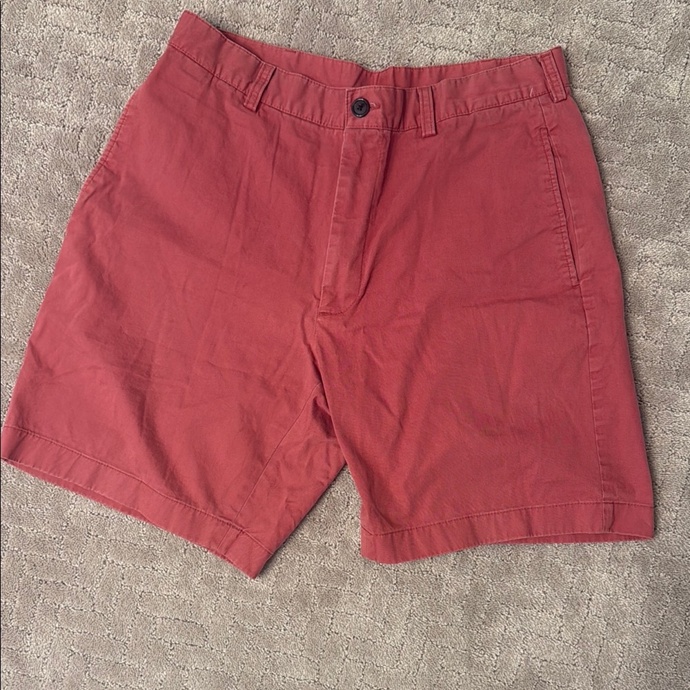 Men's Red Casual Shorts